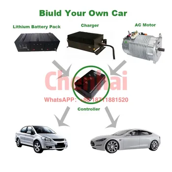 ev car kit de conversão/10KW EV de Veículo com Motor, Controlador e Bateria, etc