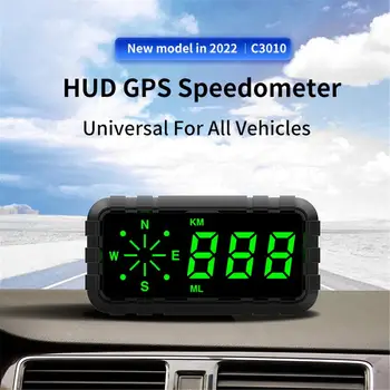 4.2 Polegadas Carro HUD GPS Head Up Display Auto HUD Projetor Monitor Velocímetro Digital Bússola Com excesso de velocidade Alarme de Fadiga