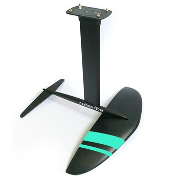 Cor preta Wakesurf de Fibra de Carbono, a Folha de Bordo SUP prancha de Stand Up Paddle Hidrodinâmica Prancha de surf