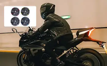 Durável da Liga de Alumínio da Motocicleta Tampa do Motor com Rotação de proteção da Ventoinha Roda Tampas Laterais do Radiador Guarda para Proteção do Motor