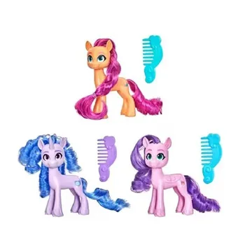 Hasbro My Little Pony Nova Geração Figura De Ação De Coleta De Engate Trailblazer Izzy Moonbow Zipp Tempestade Pipp Pétalas Boneca De Brinquedo
