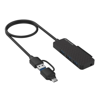 USB de alta velocidade TypeC Rígido Adaptador de Cabo de 5 gbps Eficiente de Transferência de Dados para o Externo 2.5